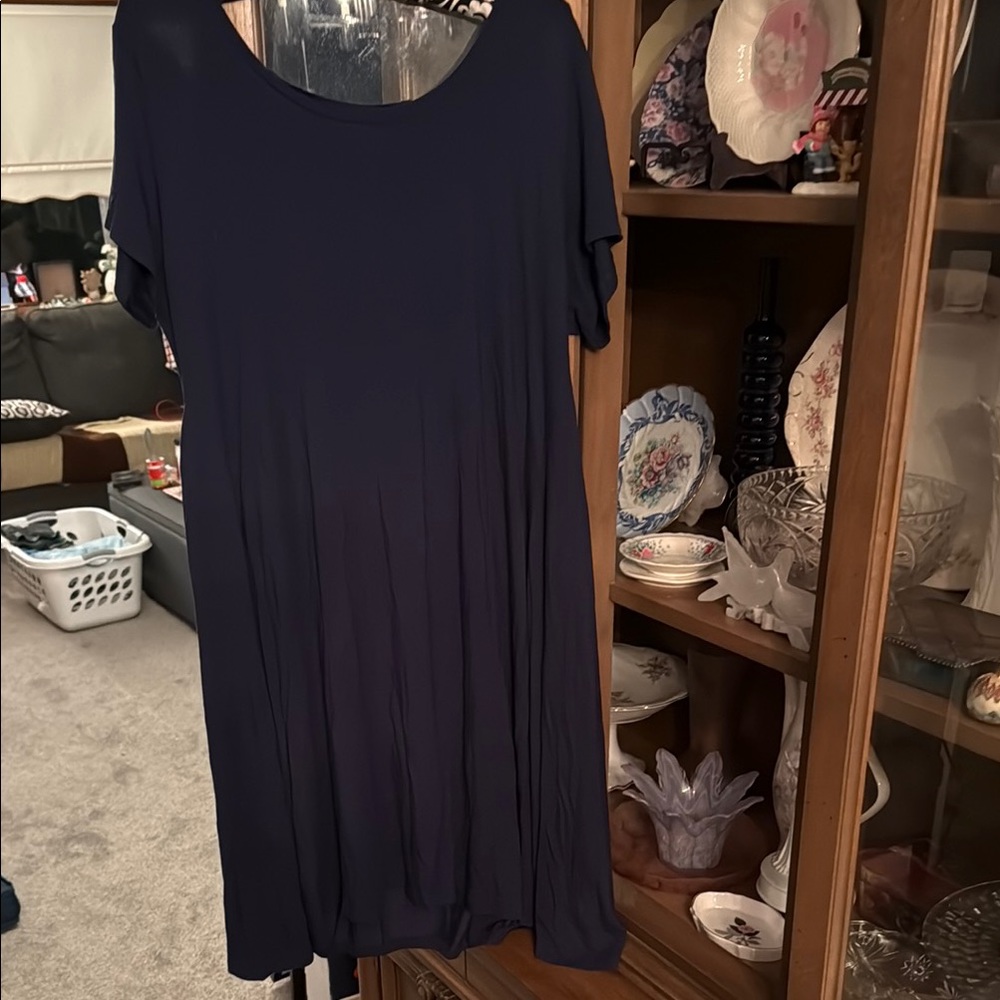 Style & Co. Navy Midi Dress